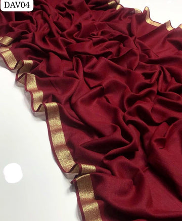 Pashmina Shawl Elegant And Beautiful Zarri Border Shawl